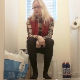 A blonde British girl takes a hard nuggety shit while sitting on a toilet with product reveal at the end of the video. Presented in 720P HD. Exactly 2.5 minutes.